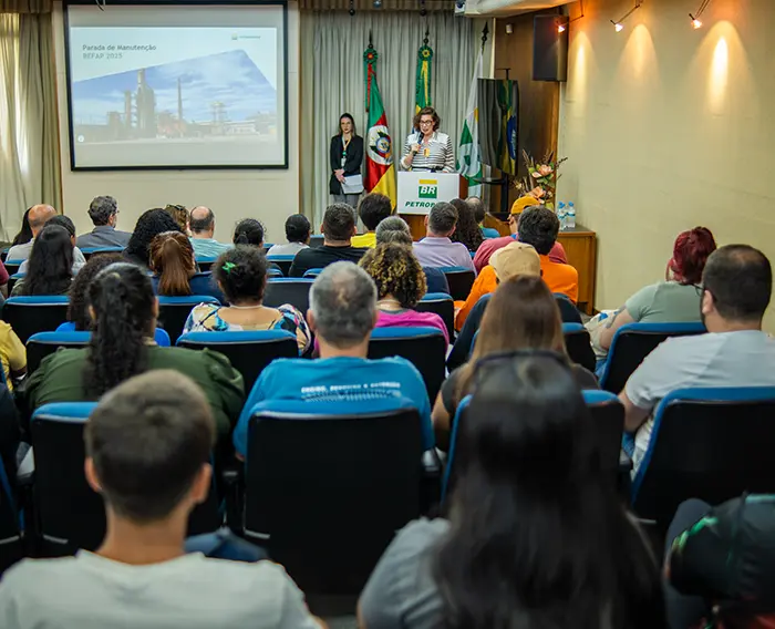 Imagem da aula inaugural realizada no IFRS